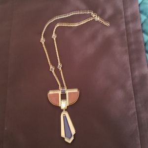 Long statement necklace